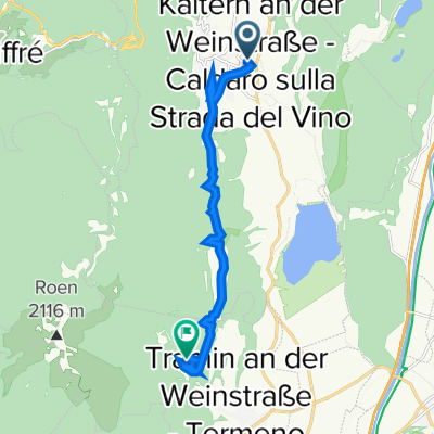 Marktplatz 7, Kaltern an der Weinstraße nach Fraktion Söll 68, Tramin an der Weinstraße