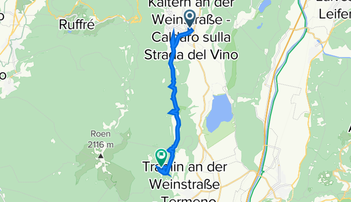 Marktplatz 7, Kaltern an der Weinstraße nach Fraktion Söll 68, Tramin an der Weinstraße