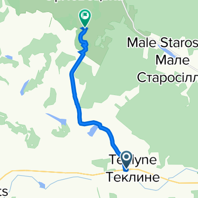 Н-01, Теклине до Будо-Орловецька