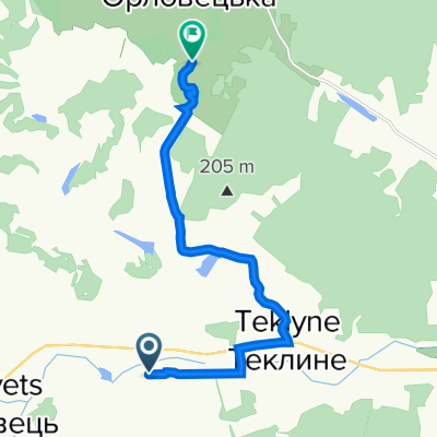 Тараса Шевченко улица, 10, Орловець до Будо-Орловецька