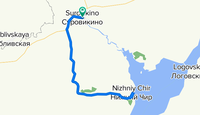 Суровикино - Верхнесолоновский - Нижний Чир