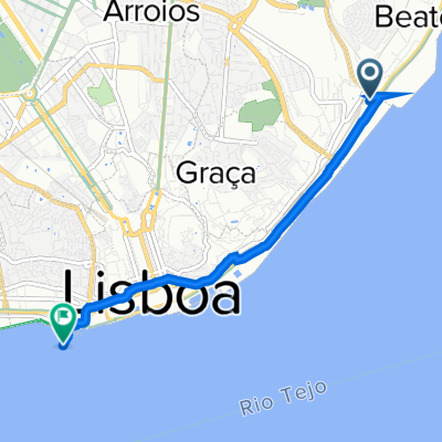 Avenida Inf D Henrique, Lisboa a Misericórdia, Lisboa