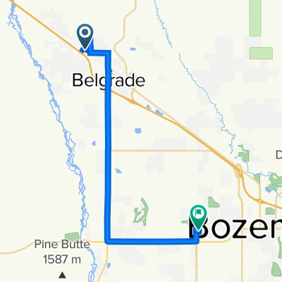 Briar Place 379, Belgrade to South Cottonwood Road 106, Bozeman