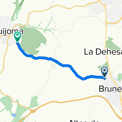 De Camino de los Morales 71, Brunete a Avenida de la Dehesa 111, Quijorna