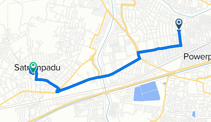 Ramachandra Rao Pet, Eluru to P35F+5HX, Eluru