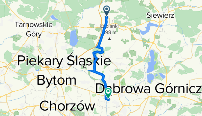 Transportowa, Pyrzowice do Kosmonautów 9, Czeladź