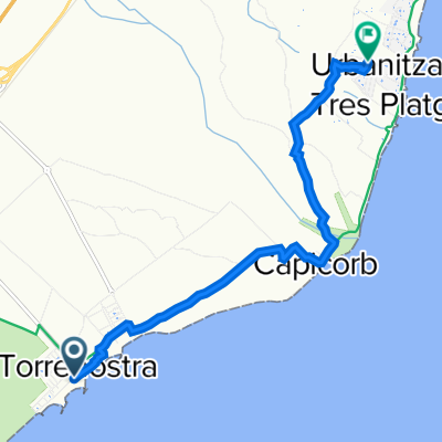 De Carrer Sant Joan 36, Torreblanca a Carrer Xiprer 18, Alcalà de Xivert