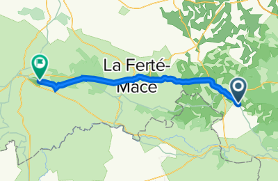Route in der Bikemap App öffnen