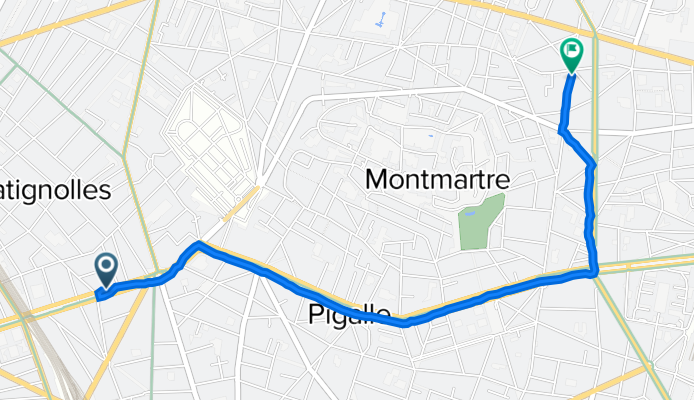 20–30 Boulevard des Batignolles, Paris à 89 Rue de Clignancourt, Paris