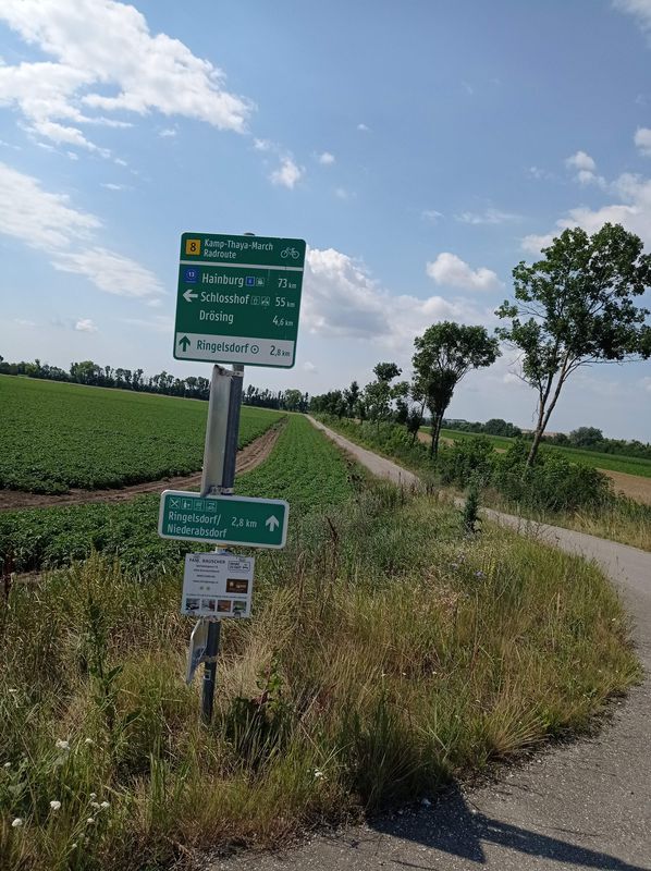 Rundtour nach Dürnkrut und retour