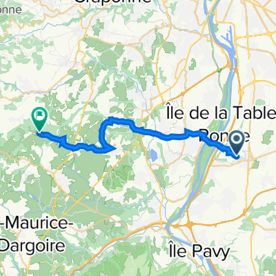 442 Rue de l'Ozon, Solaize à Route du de Bouchât, Chaussan