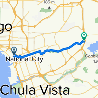 3716 Norman Scott Rd, San Diego to 8535 Paradise Valley Rd, Spring Valley