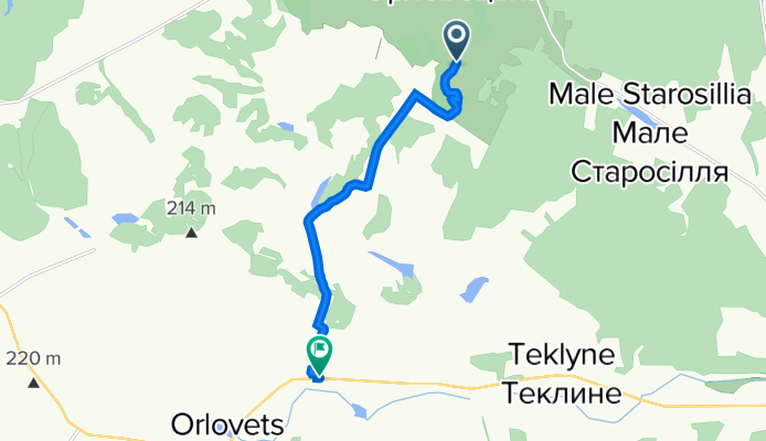 Будо-Орловецька до Смелянская улица, 78, Орловець
