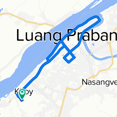 De V4F9+232, Louang Prabang à V4F9+232, Louang Prabang