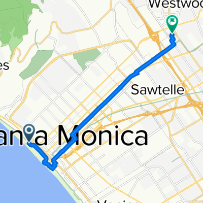 The Promenade, Santa Monica to 1300 Midvale Ave, Los Angeles