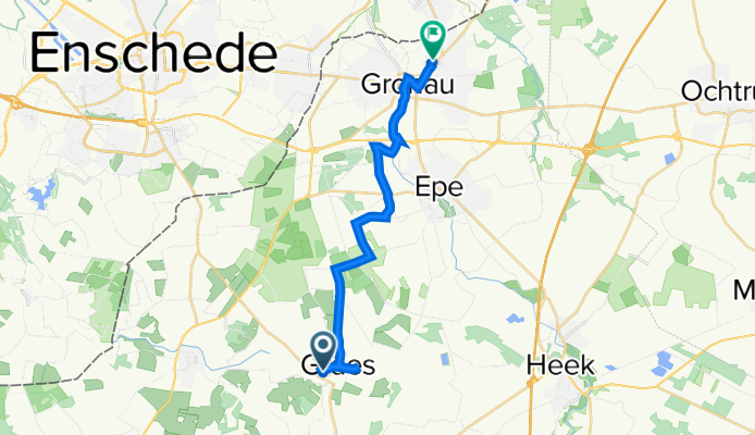 Nach Kiefer 17,0  km