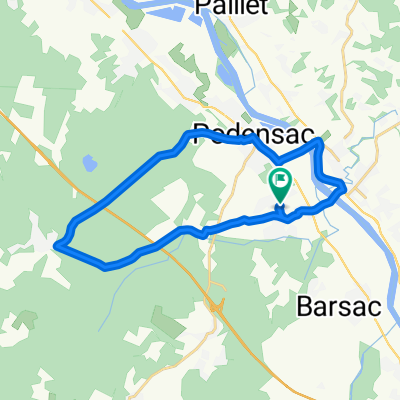 Cerons-St Michel-Podensac-Cadillac-Cerons dimanche matin 