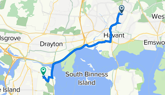 14 Redwood Grove, Havant to Merlin Park, Airport Service Road, Portsmouth