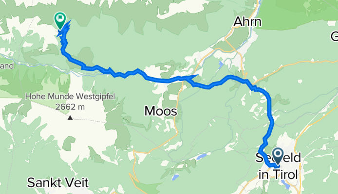 Klosterstraße 397, Seefeld in Tirol nach Rotmoosalm, Leutasch