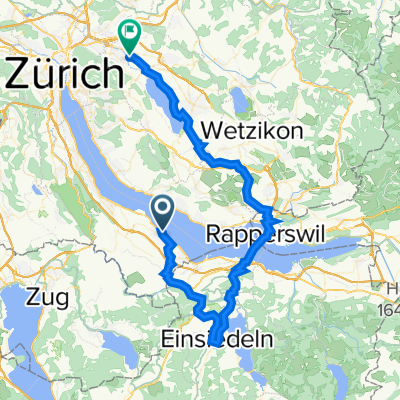 Bahnhofstrasse 4, Wädenswil nach Frickenstrasse 24, Dübendorf