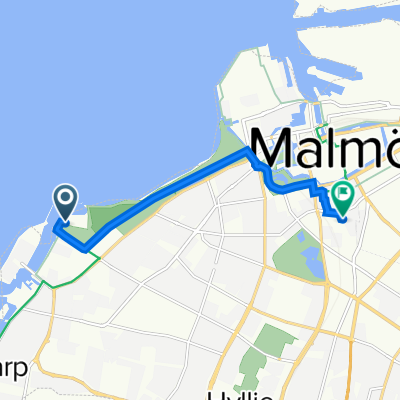 Vaktgatan 9, Malmö to Södra Förstadsgatan 54, Malmö