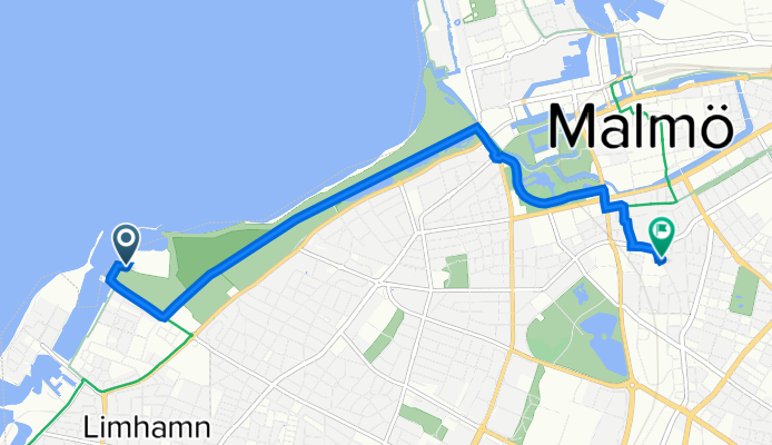Vaktgatan 9, Malmö to Södra Förstadsgatan 54, Malmö