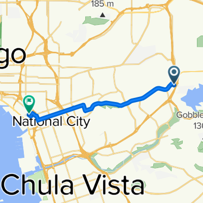 8535 Paradise Valley Rd, Spring Valley to 3730 Norman Scott Rd, San Diego