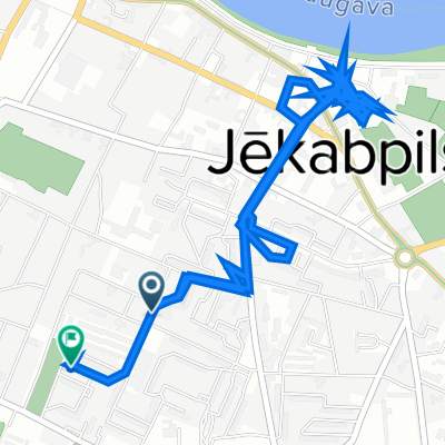 Nākotnes iela 5, Jēkabpils to Nameja iela 34, Jēkabpils