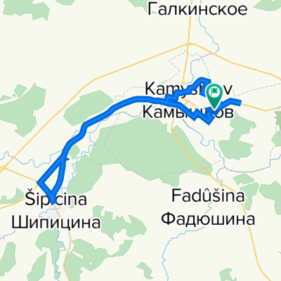 Маршрут в улица Молокова 3, Камышлов