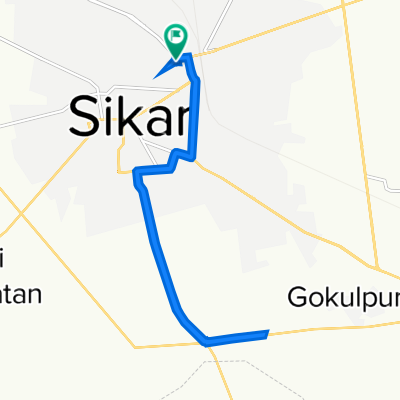 J49X+H8C, Sikar to J49X+G89, Sikar