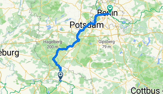 Wittenberg nach Berlin