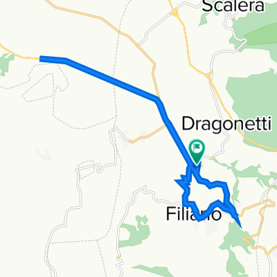 Da Strada Provinciale Iscalunga - Dragonetti 2 a Strada Provinciale Iscalunga - Dragonetti 2
