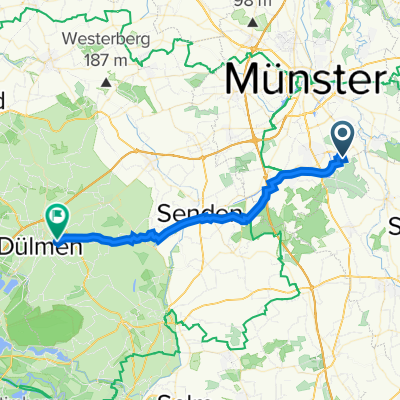 Emil-Nolde-Weg 32, Münster nach Hoher Heckenweg 5, Dülmen