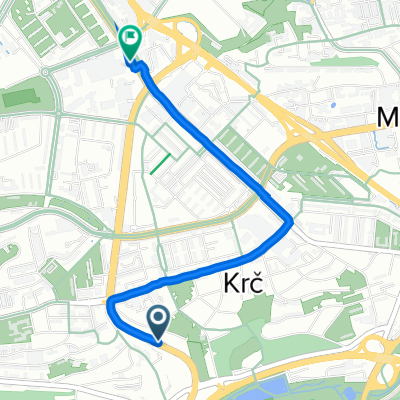 Na strži, Prague to Praha 4, Prague