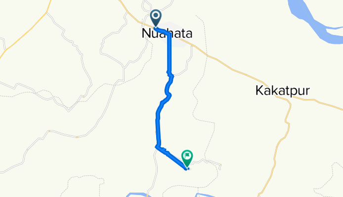 Charichhak-Astarang Road, Nua Hata to Unnamed Road