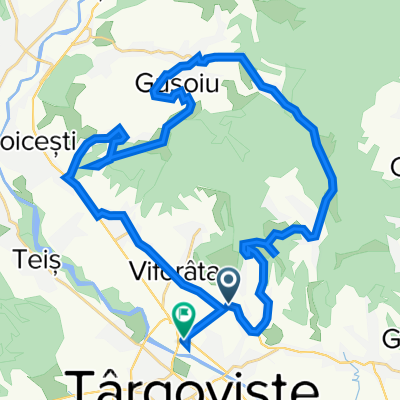 Aleea Mănăstirea Dealu 83, Valea Voievozilor to Aleea Mănăstirea Dealu 2c, Târgoviște