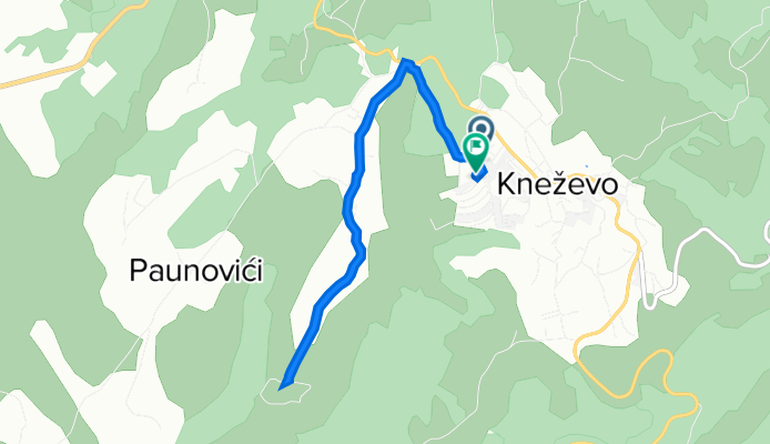 F9RF+M8, Kneževo to Dujka Komljenovića bb, Kneževo