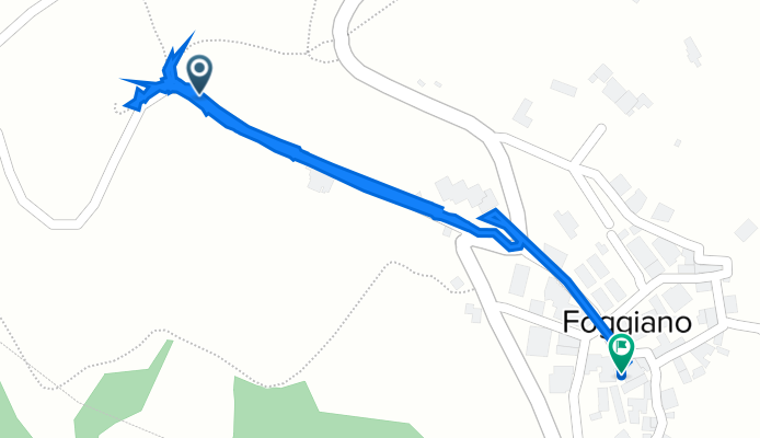Strada Provinciale 41bis di Foggiano, Melfi to Via San Giuseppe 27, Foggiano