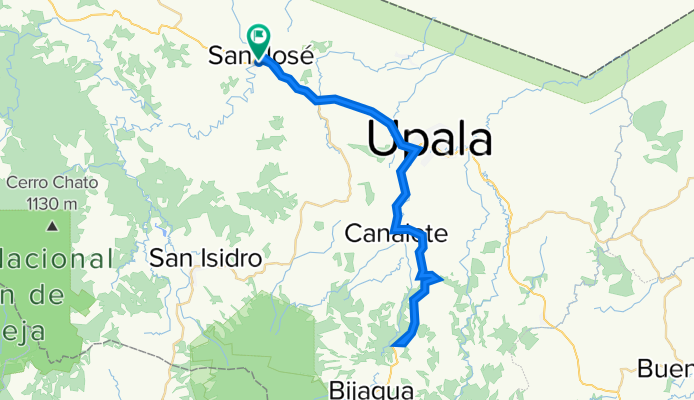 Vía 735, Upala a Vía 735, Upala