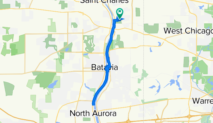 519 Locust Ave, Geneva to 515 Locust Ave, Geneva