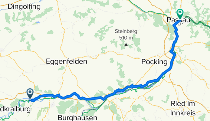 Matthäus-Lang-Straße 4, Mühldorf am Inn nach Fischmarktgasse 8, Passau