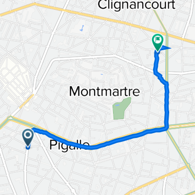65 Rue Blanche, Paris à 82 Rue de Clignancourt, Paris