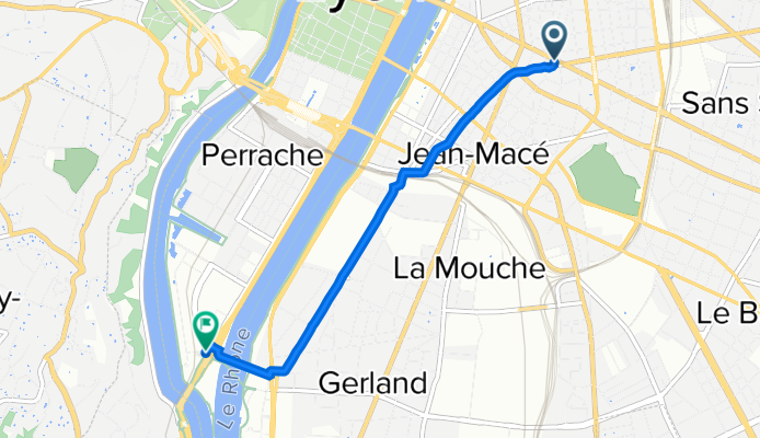 Cours Gambetta, Lyon à 188 Cours Charlemagne, Lyon