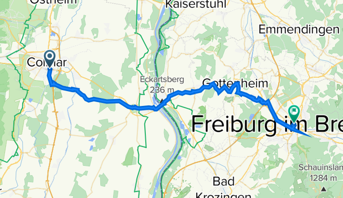 22 Rue de la Semm, Colmar to West, Freiburg im Breisgau