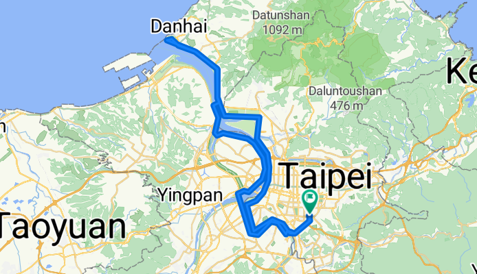 Taipei Danshui Loop via Bali