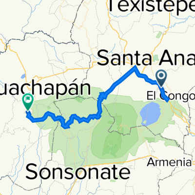 De Carretera Panamericana a Ruta de las Flores 4, Concepción de Ataco