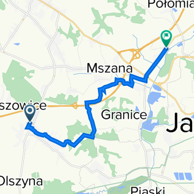 Skrzyszów do Połomia