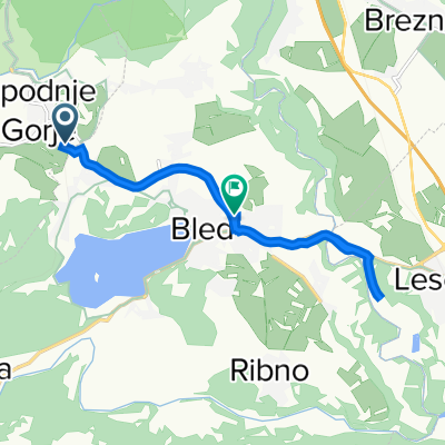 Spodnje Gorje 1B, Zgornje Gorje to Seliška cesta 4C, Bled