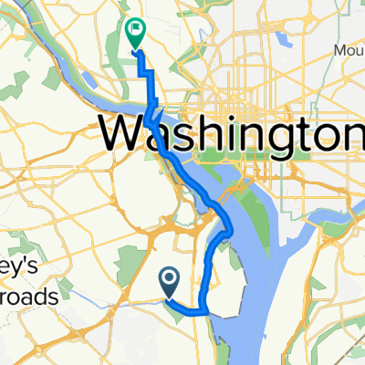 3200–3256 S Glebe Rd, Arlington to 2412 Observatory Pl NW, Washington