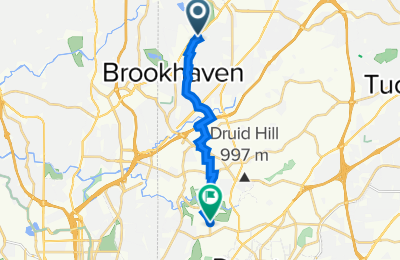 Route in der Bikemap App öffnen